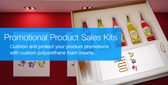 Custom Foam Box Inserts for Sales and Marketing Kits