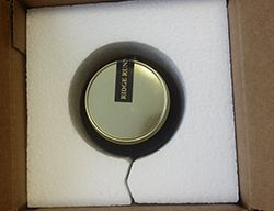 Foam box insert for glass mason jar holding liquid