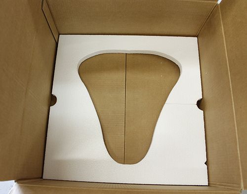 EPS foam box insert, custom cut to fit product for shipping