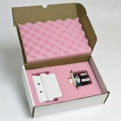 Anti static pick and pluck shipping boxes for shipping electronic components