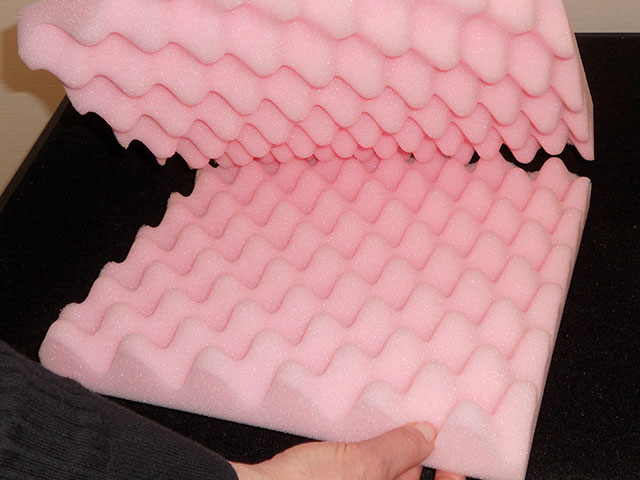 Convoluted foam sheets, also known as corrugated foam sheets and egg crate foam sets