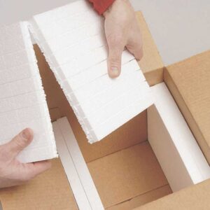 EzeeSnap Insulated Foam Box Liners, compare to Styrofoam box liners