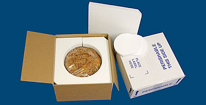 Frozen pie packaging