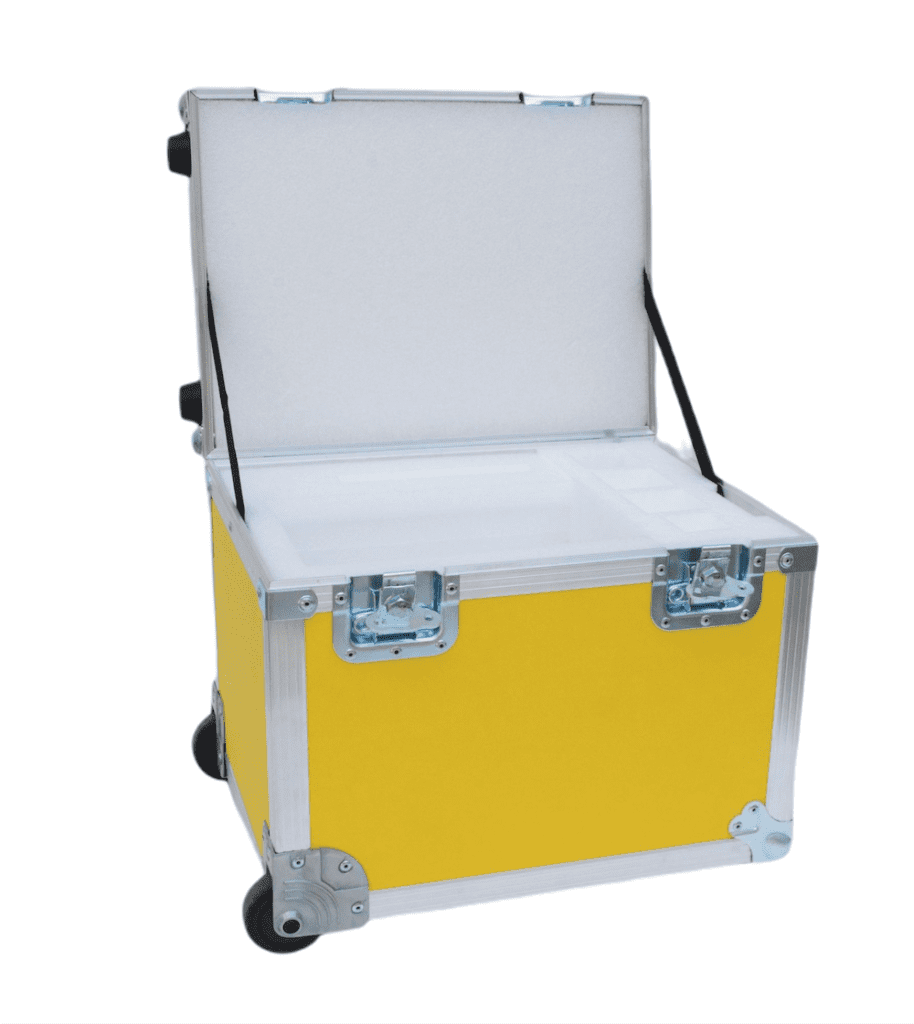 Custom flight case with ATA case foam