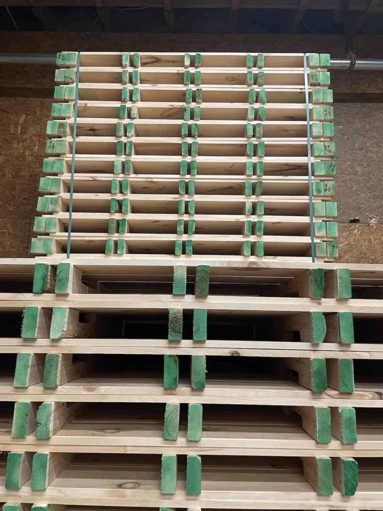 Custom wooden pallets